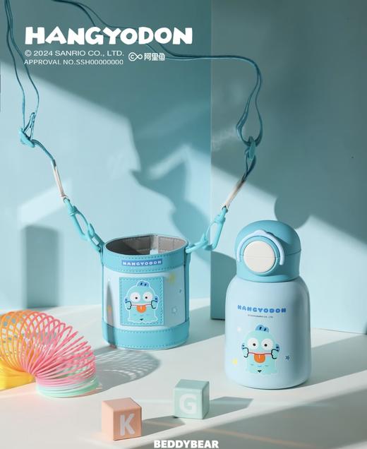 【品牌直发】【杯具熊半鱼人汉顿联名系列】双饮杯/运动杯/儿童保温杯 可爱儿童学生316不锈钢 商品图3