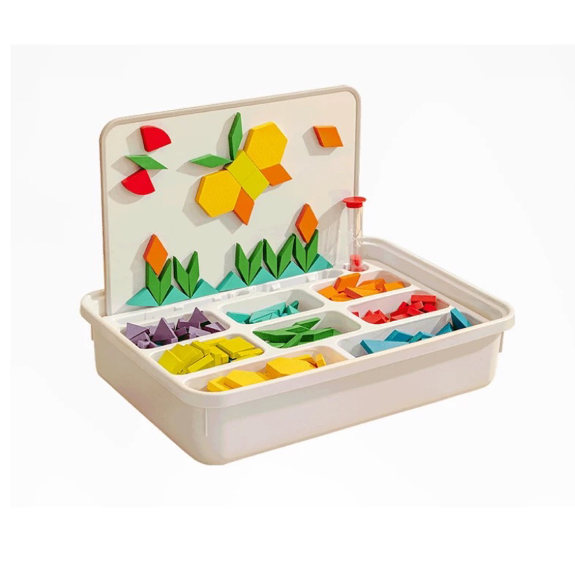 GZKmideer弥鹿MD6283磁力几何积木-250片