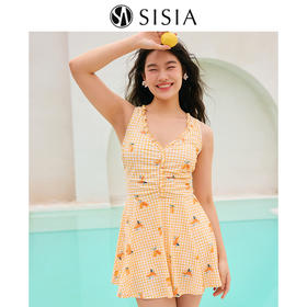 sisia2025新款泳衣女士高级感显瘦遮肚性感绝美温泉连体泳衣度假
