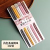 【速抢！拍5发10！国风餐桌新宠🔥】耐高温防霉防滑，合金筷子让每一餐都雅致又安心✨家庭必备套装，装轻松分餐！新款合金筷子 家用筷子 家庭套装可爱耐高温防霉防滑分餐国风雅致餐具 商品缩略图6