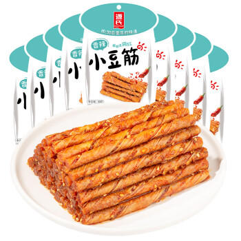 源氏 辣条儿时豆干零食小吃 香辣小豆筋300g/袋 内含10包 商品图3