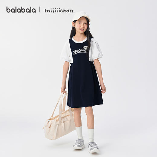 【miiiiichan IP】巴拉巴拉女童裙子儿童连衣裙2025款夏 商品图3