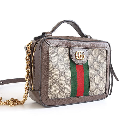 【95新】Gucci古驰Ophidia系列602576老花Ophidia相机包盒子包单肩斜挎包女士现售价：4700！260525NJM05 商品图2