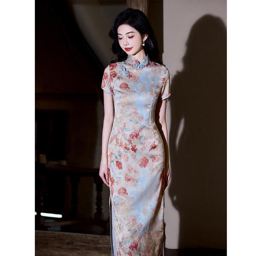绝美新中式旗袍2025新款夏季高端大气显白纯欲风LSB3793 商品图2