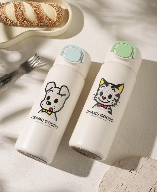 【品牌直发】【杯具熊原田治联名系列】双饮杯/运动水杯/咖啡杯吸管杯保温杯 原创小狗小猫成人情侣学生316不锈钢 商品图14