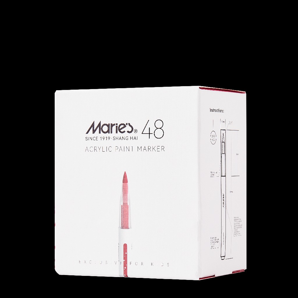 花芽KD008-48丙烯马克笔 48色
