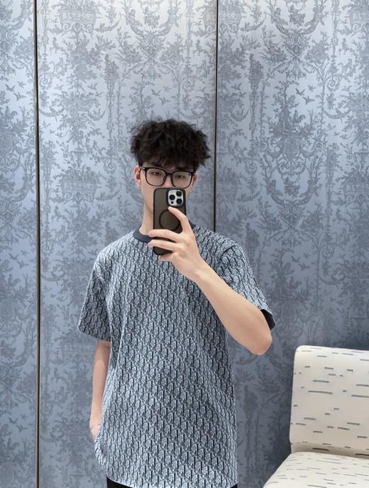 迪奥 25SS 经典老花满印针织T恤 DY） 商品图3