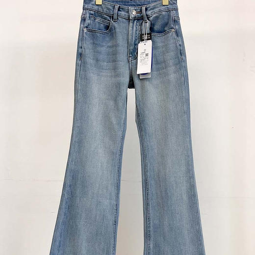 「K」洛诗琳44700进口面料微辣牛仔裤2025夏季高腰显瘦裤子2401 商品图4