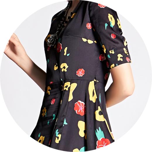 【伯妮斯茵】2S6322--连衣裙--杜比尼的花园--《燃烧的灵魂--梵高》 商品图2