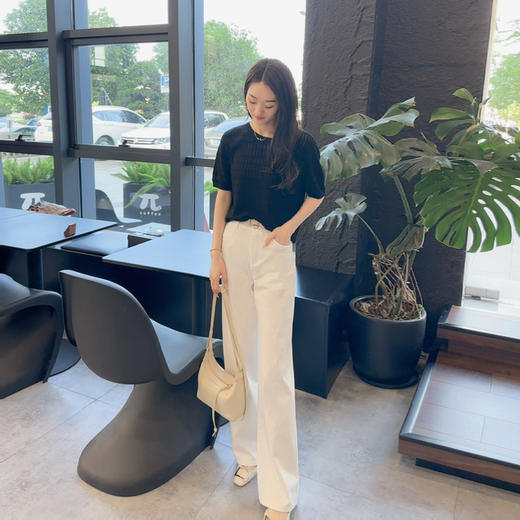 火桐hooton 夏至未至 新款超薄四面弹白牛仔裤88883+88175 商品图2