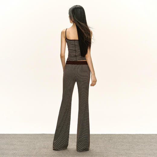 Ariseism  美式复古细条纹吊带长裤两件套女夏季新款 商品图4