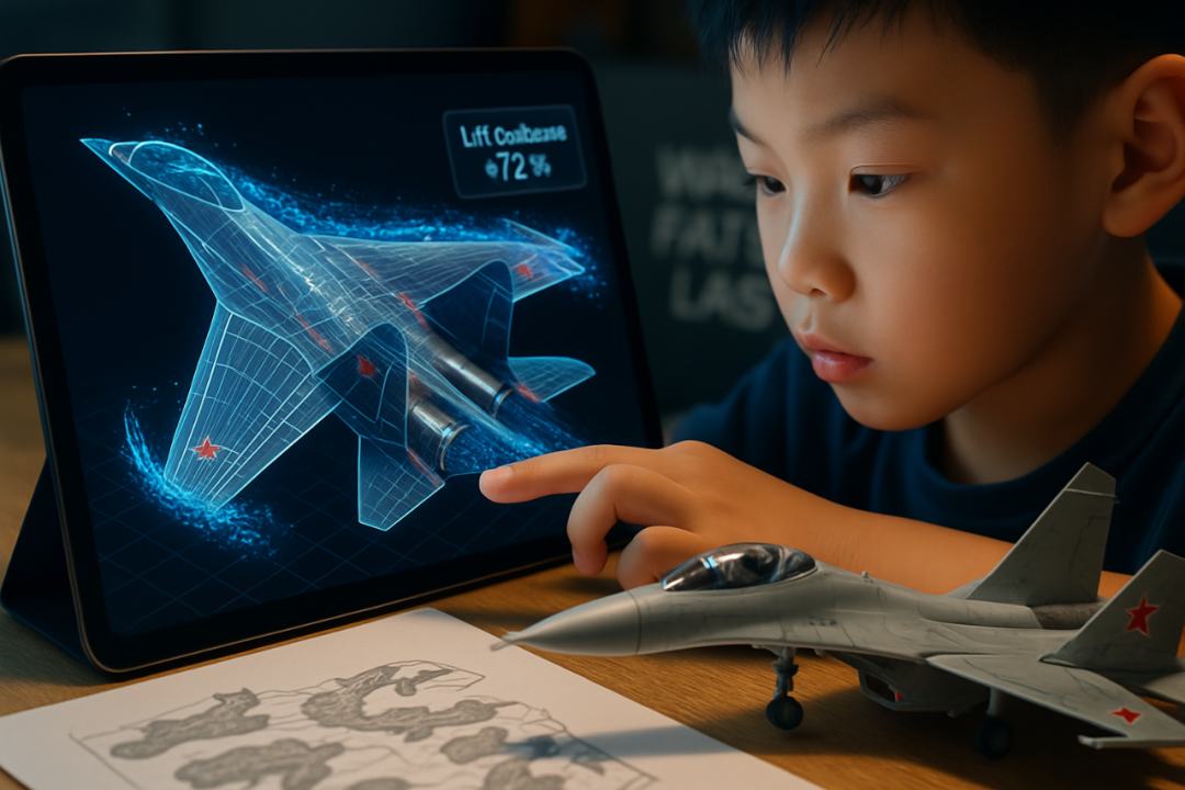 暖爸实验室2025暑期科创营-「我是苏27飞机设计师」