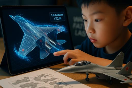 暖爸实验室2025暑期科创营-「我是苏27飞机设计师」 商品图0