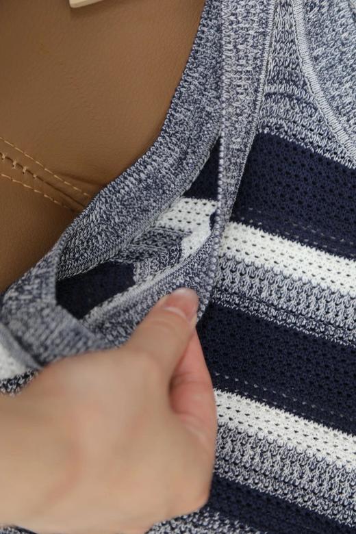 LPIUTY品牌直发！漫步南澳岛~亚麻天丝花纱针织背心 C067808 商品图7