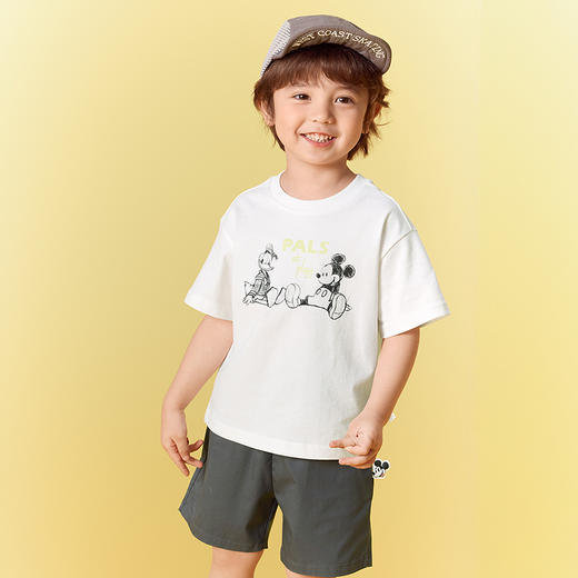 【任选2件79元 | 3件109元】【迪士尼IP】巴拉巴拉童装儿童短袖t恤2025新款男女童夏亲子上衣 商品图2