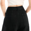罗蒙四季款女士牛仔裤高腰宽松显瘦休闲通勤长裤舒适直筒阔腿裤 商品缩略图4