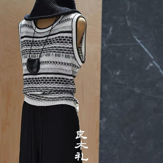 【现货】良木礼提花背心（K935） 商品图0