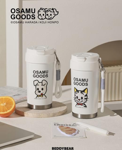 【品牌直发】【杯具熊原田治联名系列】双饮杯/运动水杯/咖啡杯吸管杯保温杯 原创小狗小猫成人情侣学生316不锈钢 商品图3