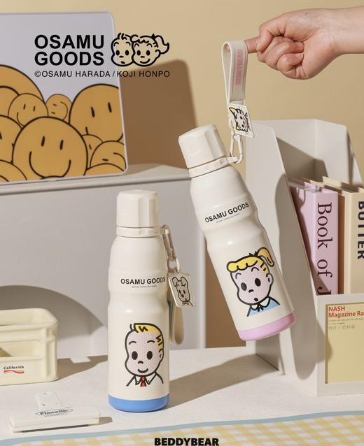 【品牌直发】【杯具熊原田治联名系列】双饮杯/运动水杯/咖啡杯吸管杯保温杯 原创小狗小猫成人情侣学生316不锈钢 商品图6