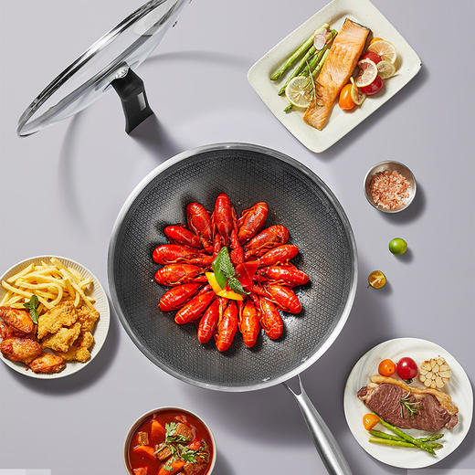 炊大皇COOKER KING星耀多层钢炒锅CG32XYD 商品图3