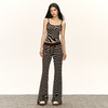 Ariseism  美式复古细条纹吊带长裤两件套女夏季新款 商品缩略图1