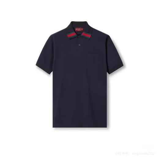 G家 撞色衣领 短袖POLO衫 Z-15407 商品图6