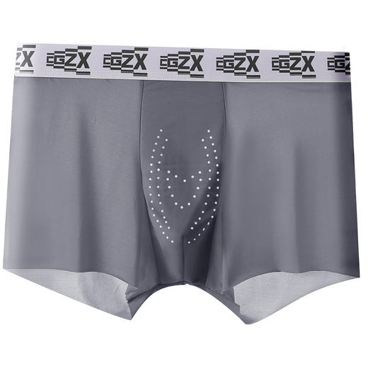 【捡漏！49.9抢3条！男人的第二层皮肤】0.01CM超薄冰丝内裤❄️166颗按摩颗粒唤醒野性💥24小时透气抗菌，舒适升级！100A抗菌男士 冰丝内裤生蚝物理按摩颗粒内裤 男士网孔透气四角内裤裤衩 商品图9