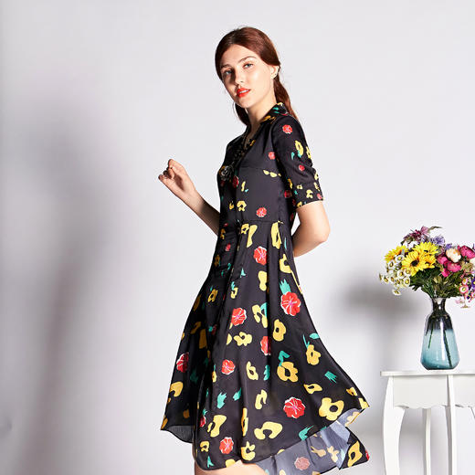 【伯妮斯茵】2S6322--连衣裙--杜比尼的花园--《燃烧的灵魂--梵高》 商品图1