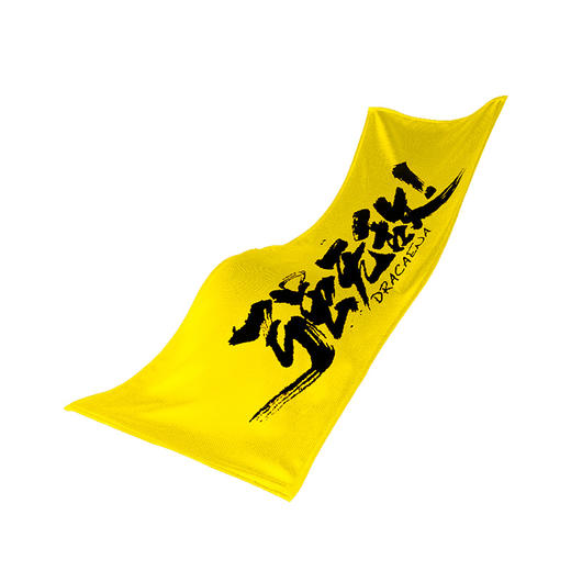 的幸（DRACAENA）国羽严选杨晨大神黄厂羽毛球毛巾纯棉运动毛巾健身房擦汗巾黄色 商品图4