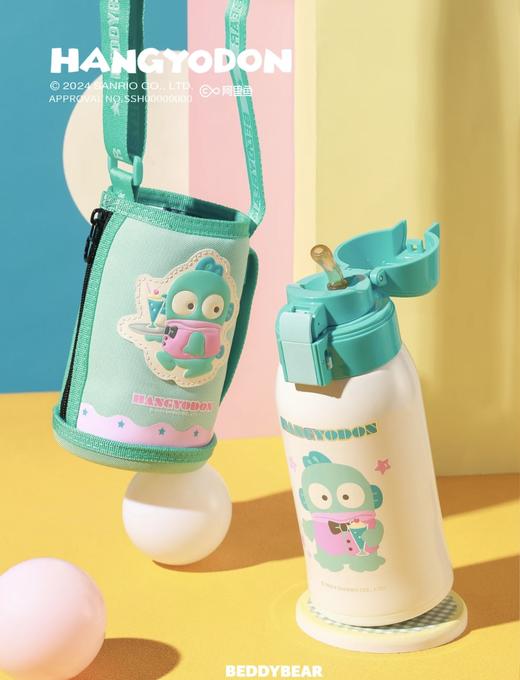 【品牌直发】【杯具熊半鱼人汉顿联名系列】双饮杯/运动杯/儿童保温杯 可爱儿童学生316不锈钢 商品图11