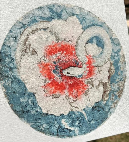 漏网ESC丨蛇年版画（含框） 商品图0