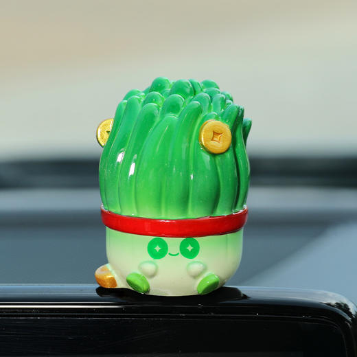【菜来财来！寓意美好】创意仿真蔬菜汽车摆件车载装饰汽车用品中控台组合礼物。ry 商品图7