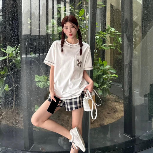 韩国小众品牌BODE小狗贴袋t恤04221 商品图11