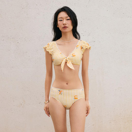 sisia2025新款泳衣女士高级感显瘦性感绝美泡温泉分体比基尼泳衣SWB24-06A 商品图2