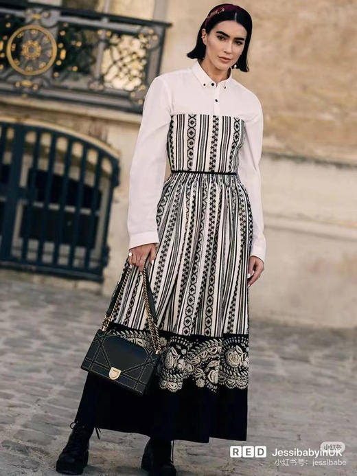 Dior 中号 盾牌包 黑色 斜挎包 商品图3