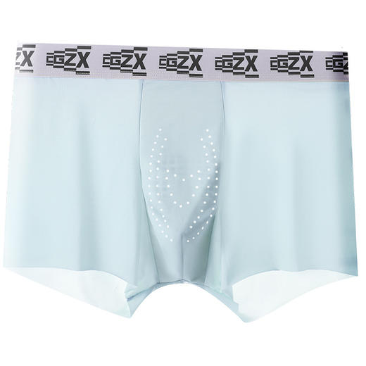 【捡漏！49.9抢3条！男人的第二层皮肤】0.01CM超薄冰丝内裤❄️166颗按摩颗粒唤醒野性💥24小时透气抗菌，舒适升级！100A抗菌男士 冰丝内裤生蚝物理按摩颗粒内裤 男士网孔透气四角内裤裤衩 商品图4