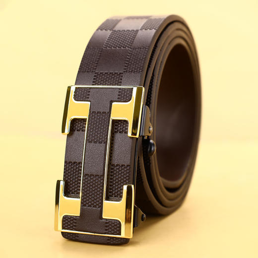 【轻奢品味，尽显格调】🔥皮质自动扣男士腰带，送礼佳选🎁商务休闲全场景驾驭，彰显品位从细节开始✨皮带男款腰带 皮质自动扣 轻奢礼物送礼 轻奢商务休闲款自动扣裤腰带 商品图5