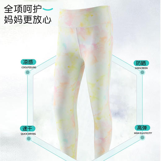 女童瑜伽裤春夏季女童高腰鲨鱼裤儿童外穿运动裤中大童休闲打底裤 商品图0