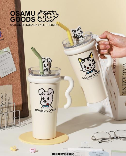 【品牌直发】【杯具熊原田治联名系列】双饮杯/运动水杯/咖啡杯吸管杯保温杯 原创小狗小猫成人情侣学生316不锈钢 商品图8