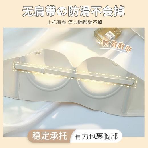 【半杯肩带防滑文胸】穿出圆圆胸外扩型内衣女小胸聚拢显大胸罩无痕 商品图1