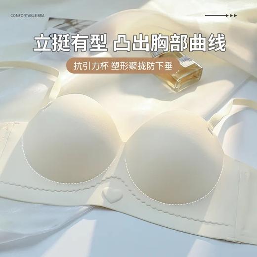 【半杯肩带防滑文胸】穿出圆圆胸外扩型内衣女小胸聚拢显大胸罩无痕 商品图2