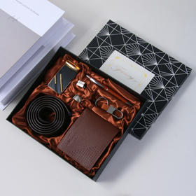 【父亲节好物】实用商务套装皮带钱包父亲节礼物情人节伴手礼开业活动礼品。ry