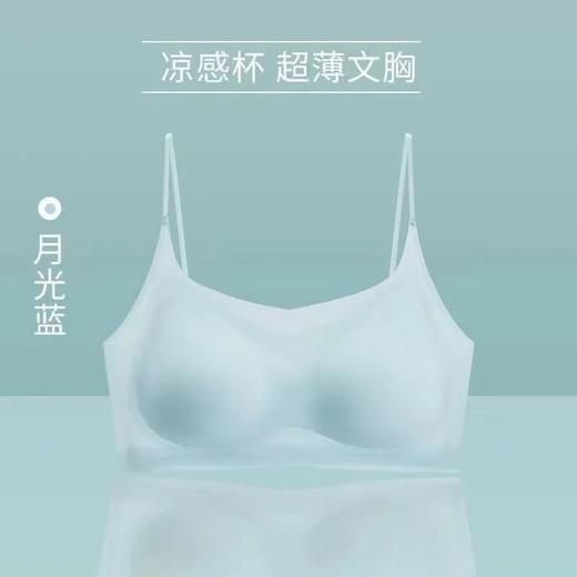 【夏季冰丝美背无钢圈固定杯大码文胸罩】女士超轻薄简约透气无痕内衣 商品图1
