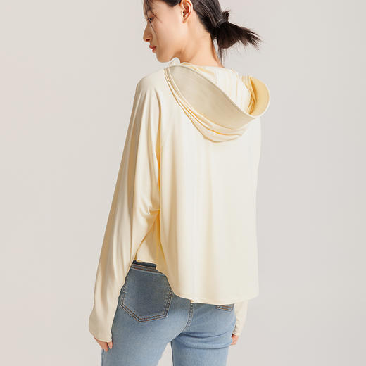 weyo 夏季新款女云朵纱插肩短款斗篷防晒衣冰爽凉感防晒S31301、S31303 商品图3