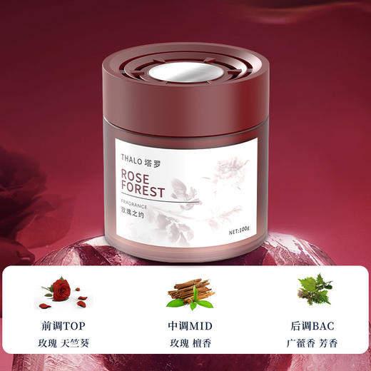 【开门即香！香味沁人好闻】车载香薰汽车香薰摆件固体香膏家用家居除异味玻璃香氛用品。ry 商品图2