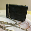 YSL Kate 黑银 鳄鱼压纹 牛皮 mini 流苏 商品缩略图1