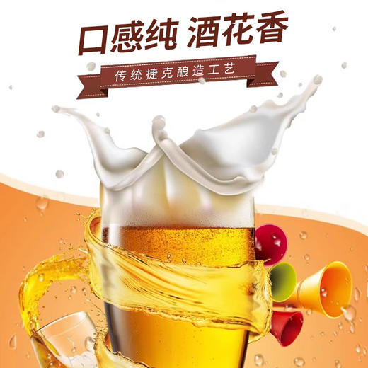 捷克进口捷皇小麦啤酒500ml（保质期到26年3月） 商品图5