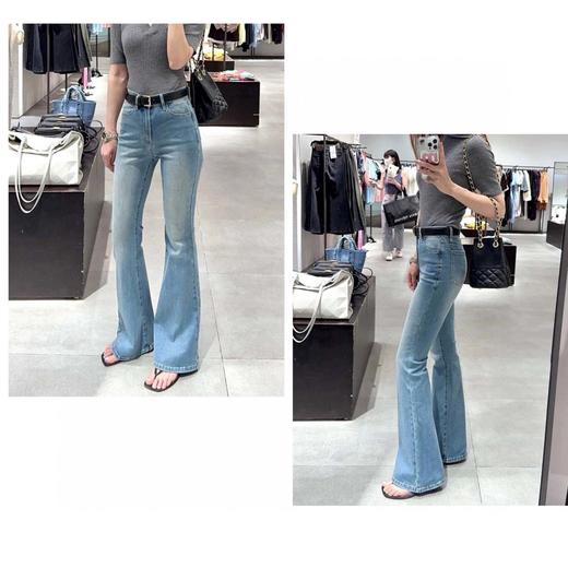 「K」洛诗琳44700进口面料微辣牛仔裤2025夏季高腰显瘦裤子2401 商品图1