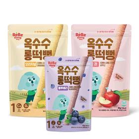 韩国Bebedang贝贝团玉米长米饼30g（三种口味）