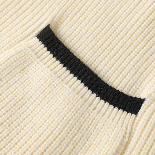 gxg.jeans 开襟毛衫25春款经典百搭休闲撞色开衫毛衣舒适柔软通勤男士上衣K&C 商品图4